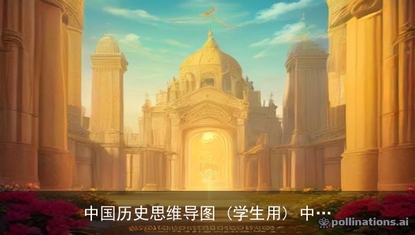中国历史思维导图（学生用）夸克网盘资源：从夏商周到近代史超全PDF整理